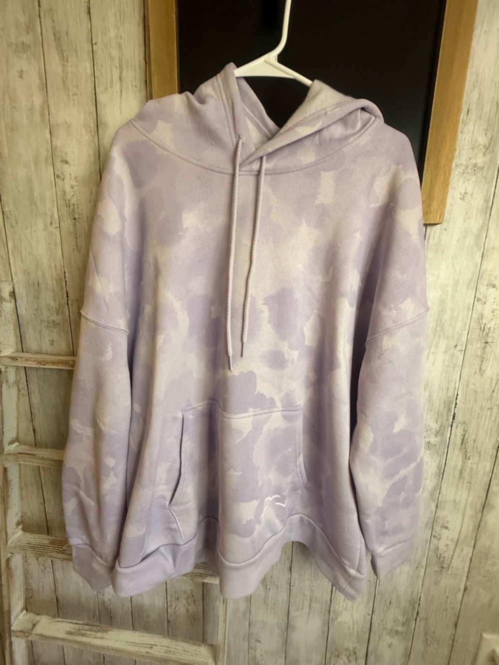Women’s LAZYPANTS Purple XL Camo Hoodie Sweatshirt Supersoft Comfy